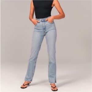Abercrombie and fitch the 90s straight ultra high rise size 31/12R